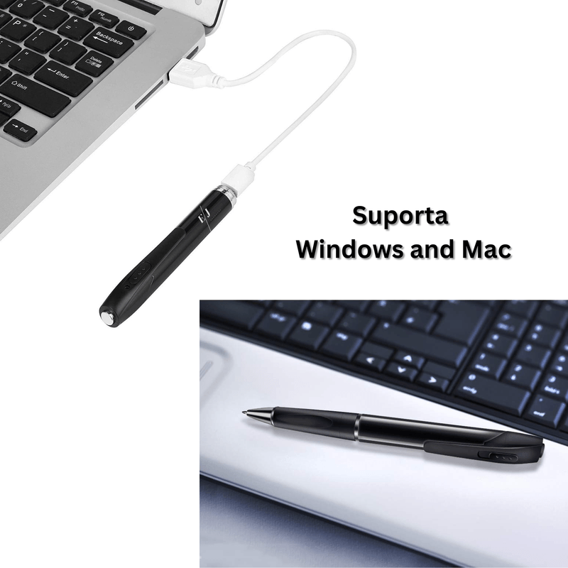 Laptop, Telefoane si Tablete - Wearables si gadgeturi - Gadgeturi - Dispozitive spionaj - Pix cu camera ascunsa si microfon, supraveghere audio si video, 32 GB - Infinity.ro