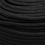 Casa si Gradina - Constructii - Feronerie si accesorii - Sfoara si lanturi - Franghie de barca, negru complet, 6 mm, 250 m, polipropilena - Infinity.ro