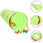 Jucarii, Copii si Bebe - Jucarii si jocuri - Jucarii de exterior - Spatii de joaca si accesorii - Tunel de joaca pentru copii, verde, 175 cm, poliester - Infinity.ro