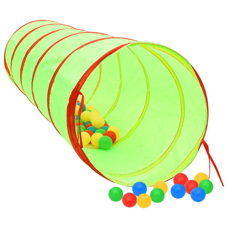 Jucarii, Copii si Bebe - Jucarii si jocuri - Jucarii de exterior - Spatii de joaca si accesorii - Tunel de joaca pentru copii, verde, 175 cm, poliester - Infinity.ro