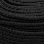 Casa si Gradina - Constructii - Feronerie si accesorii - Sfoara si lanturi - Franghie de barca, negru complet, 8 mm, 25 m, polipropilena - Infinity.ro