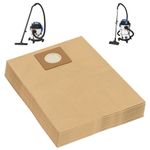 Electronice si Electrocasnice - Ingrijirea locuintei - Accesorii aparate pentru ingrijirea locuintei - Saci de aspirator din hartie, umed-uscat, 10 buc., maro - Infinity.ro