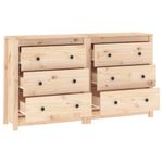 Casa si Gradina - Mobilier - Comode si corpuri - Comode - Servanta, 140x35x80 cm, lemn masiv de pin - Infinity.ro