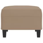 Casa si Gradina - Mobilier - Scaune si fotolii - Tabureti - Taburet, cappuccino, 70x55x41 cm, piele ecologica - Infinity.ro