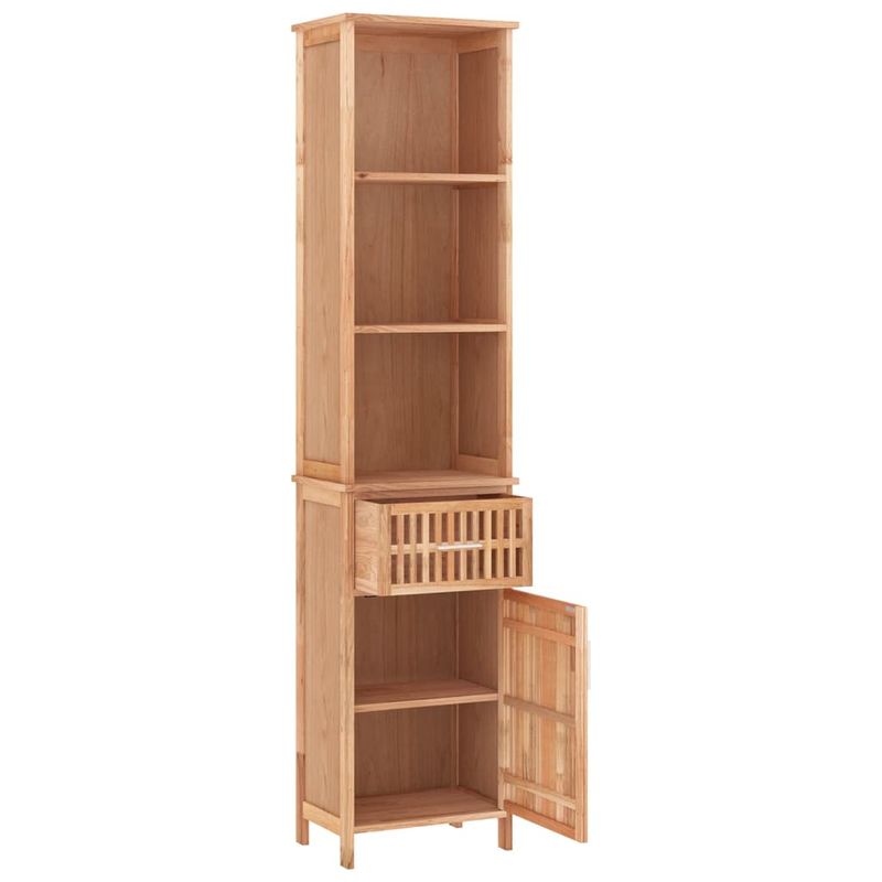 Casa si Gradina - Mobilier - Dulapuri si sifoniere - Dulapuri - Dulap de baie, 42x29x182 cm, lemn masiv de nuc - Infinity.ro