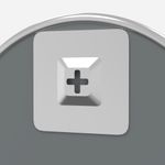 Casa si Gradina - Decoratiuni - Oglinzi - Oglinda de perete rotunda, argintiu, Ø 20 cm - Infinity.ro