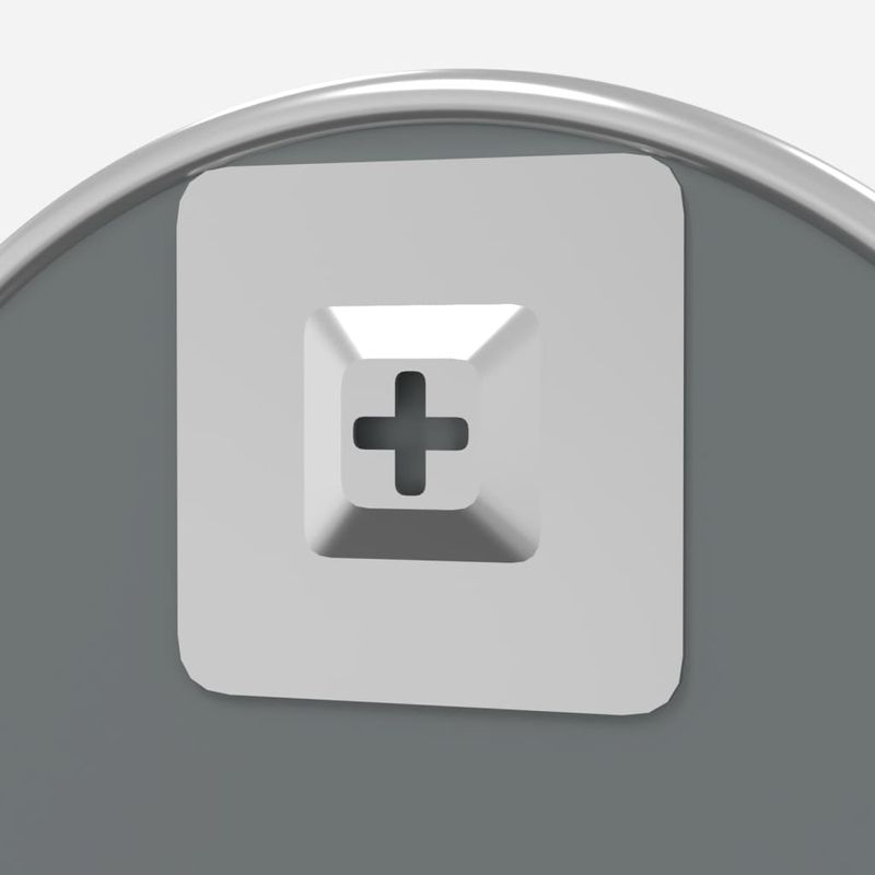 Casa si Gradina - Decoratiuni - Oglinzi - Oglinda de perete rotunda, argintiu, Ø 20 cm - Infinity.ro