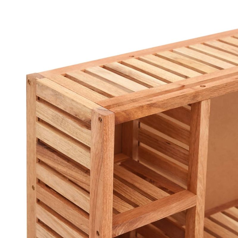 Casa si Gradina - Mobilier - Mobilier baie - Comode baie - Dulap cu oglinda, 80x17x34 cm, lemn masiv de nuc - Infinity.ro