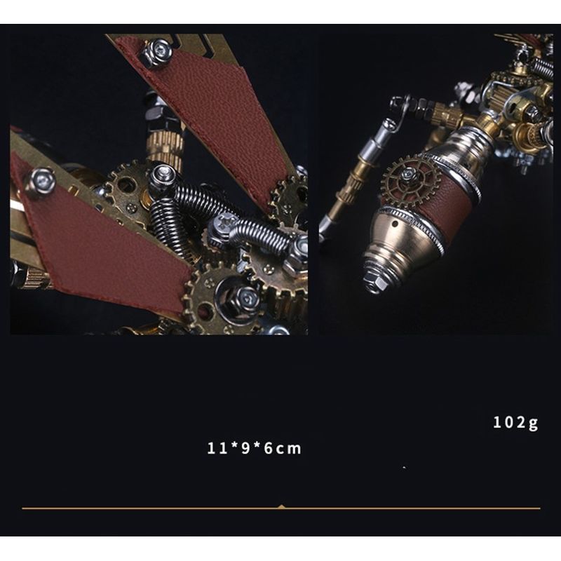Jucarii, Copii si Bebe - Jucarii si jocuri - Jocuri si puzzle - Puzzle - Puzzle 3D mecanic, insecta metal, 290 piese, multicolor, cipsir - Infinity.ro