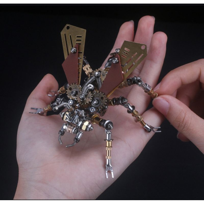 Jucarii, Copii si Bebe - Jucarii si jocuri - Jocuri si puzzle - Puzzle - Puzzle 3D mecanic, insecta metal, 290 piese, multicolor, cipsir - Infinity.ro