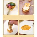 Carti si Birotica - Birotica - Instrumente de scris - Pixuri si stilouri - Set 2 stilouri retro, calimara, 5 de varfuri de penita, stampila, ceara colorata si alte accesorii, 13 piese, cutie - Infinity.ro