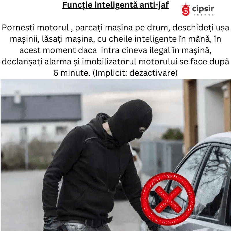 Auto si Moto - Electronice auto - Sisteme de alarma auto - Alarma auto inteligent, 4G GSM, GPS, destinat Toyota si Kia si alte marci auto, cu cheie LCD. - Infinity.ro