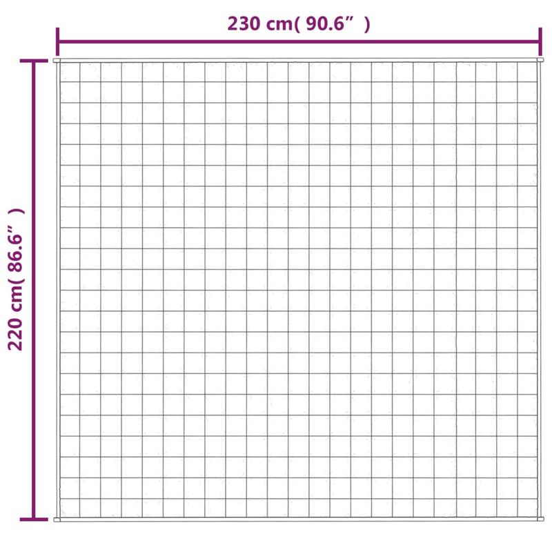 Casa si Gradina - Textile si covoare - Pături și cuverturi - Pături - Patura grea, crem deschis, 220x230 cm, 11 kg, material textil - Infinity.ro