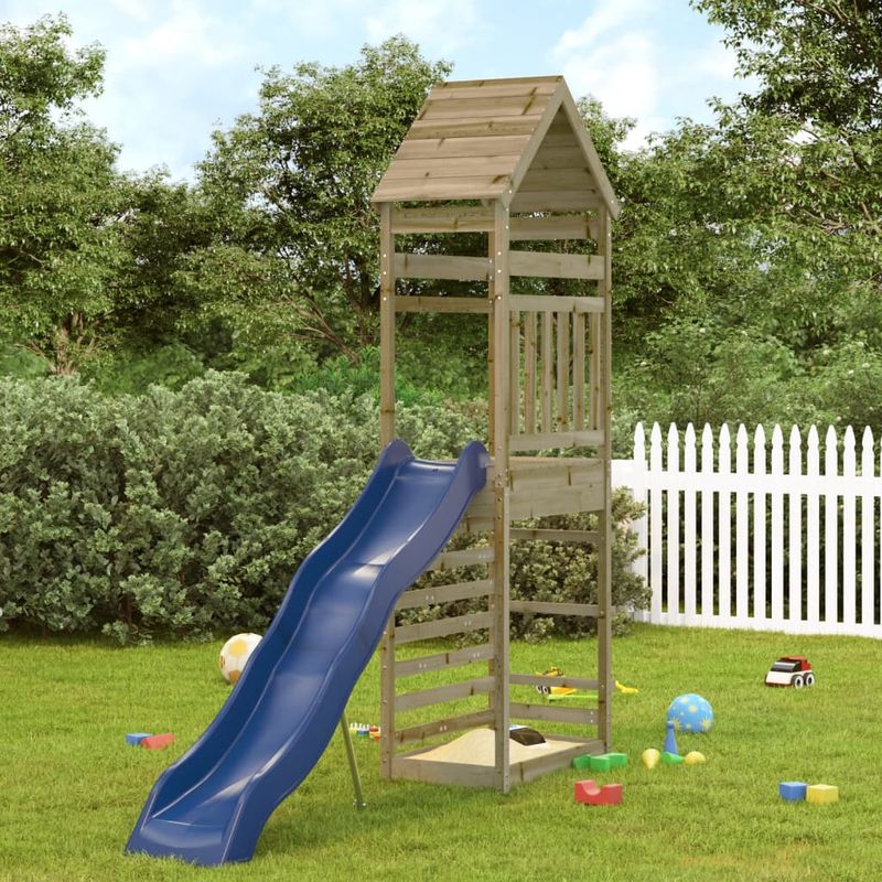 Jucarii, Copii si Bebe - Jucarii si jocuri - Jucarii de exterior - Spatii de joaca si accesorii - Set de joaca pentru exterior, lemn de pin impregnat - Infinity.ro