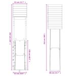 Jucarii, Copii si Bebe - Jucarii si jocuri - Jucarii de exterior - Spatii de joaca si accesorii - Set de joaca pentru exterior, lemn de pin impregnat - Infinity.ro
