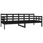 Casa si Gradina - Mobilier - Paturi si accesorii - Paturi - Pat de zi, negru, 80x200 cm, lemn masiv de pin - Infinity.ro