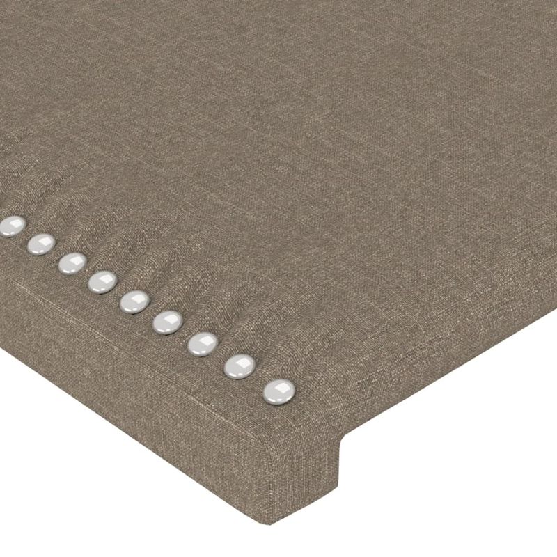 Casa si Gradina - Mobilier - Paturi si accesorii - Paturi - Cadru de pat cu tablie, gri taupe, 180x200 cm, textil - Infinity.ro