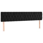 Casa si Gradina - Mobilier - Paturi si accesorii - Paturi - Pat box spring cu saltea, negru, 200x200 cm, catifea - Infinity.ro