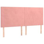 Casa si Gradina - Mobilier - Paturi si accesorii - Paturi - Pat box spring cu saltea, roz, 160x200 cm, catifea - Infinity.ro