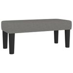 Casa si Gradina - Mobilier - Paturi si accesorii - Paturi - Pat box spring cu saltea, gri inchis, 100x200 cm, textil - Infinity.ro
