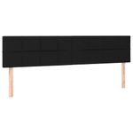 Casa si Gradina - Mobilier - Paturi si accesorii - Paturi - Pat cu arcuri, saltea si LED, negru, 160x200 cm, textil - Infinity.ro