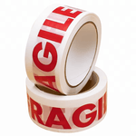 Carti si Birotica - Birotica - Accesorii de birou - Benzi adezive - Banda adeziva Fragile, alba, silentioasa, 48 mm x 100 m, 6 bucati per pachet, - Infinity.ro