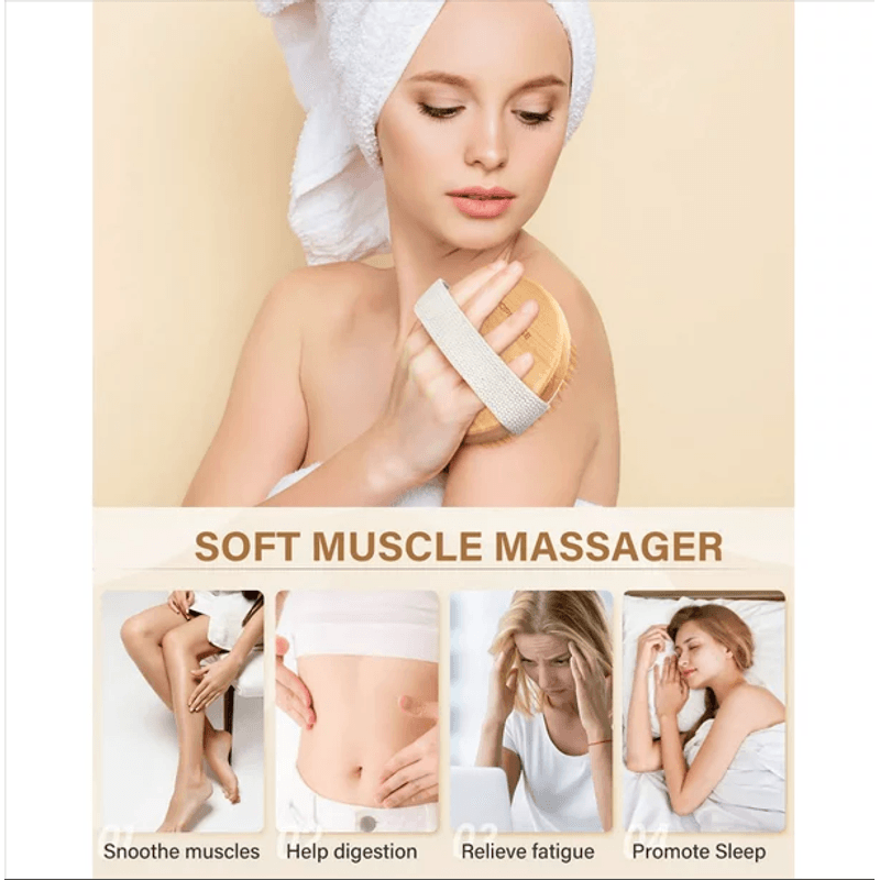 Ingrijire personala si Cosmetice - Sanatate si wellness - Articole wellness - Aparate si dispozitive de masaj - Perie pentru masaj, Omega, Lemn/Fibre, 11x1.5 cm - Infinity.ro