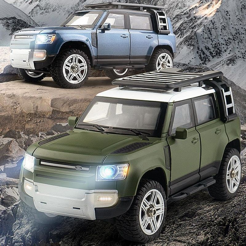 Jucarii, Copii si Bebe - Jucarii si jocuri - Vehicule si jucarii cu telecomanda - Masinute - Masina RC cu telecomanda, OFF-ROAD 1:24 4WD, RTR, 2,4 GHz,  albastra - Infinity.ro