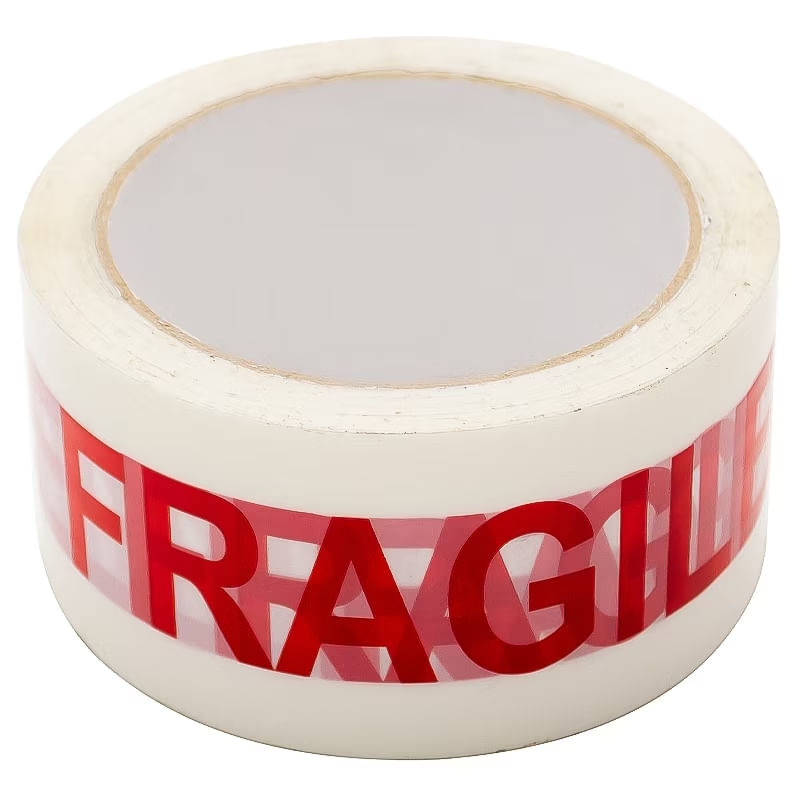 Carti si Birotica - Birotica - Accesorii de birou - Benzi adezive - Banda adeziva Fragile, alba, silentioasa, 48 mm x 100 m, 6 bucati per pachet, - Infinity.ro