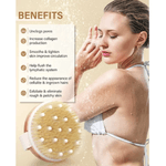 Ingrijire personala si Cosmetice - Sanatate si wellness - Articole wellness - Aparate si dispozitive de masaj - Perie pentru masaj, Omega, Lemn/Fibre, 11x1.5 cm - Infinity.ro