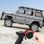 Jucarii, Copii si Bebe - Jucarii si jocuri - Vehicule si jucarii cu telecomanda - Masinute - Masina RC cu telecomanda, OFF-ROAD 1:24 4WD, RTR, 2,4 GHz,  gri - Infinity.ro