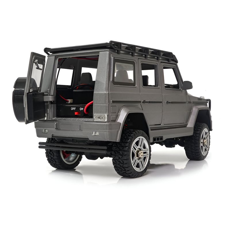 Jucarii, Copii si Bebe - Jucarii si jocuri - Vehicule si jucarii cu telecomanda - Masinute - Masina RC cu telecomanda, OFF-ROAD 1:24 4WD, RTR, 2,4 GHz,  gri - Infinity.ro