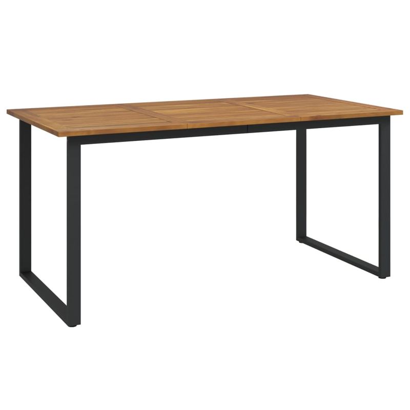 Casa si Gradina - Gradina si terasa - Mobilier exterior - Seturi mobila gradina - Set mobilier de gradina, 7 piese, lemn masiv de acacia si metal - Infinity.ro