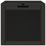 Casa si Gradina - Gradina si terasa - Mobilier exterior - Dulapuri si lazi depozitare exterior - Lada depozitare de gradina, negru, 55,5x43x53 cm, polipropilena - Infinity.ro