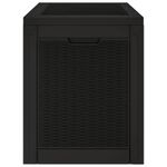 Casa si Gradina - Gradina si terasa - Mobilier exterior - Dulapuri si lazi depozitare exterior - Lada depozitare de gradina, negru, 55,5x43x53 cm, polipropilena - Infinity.ro