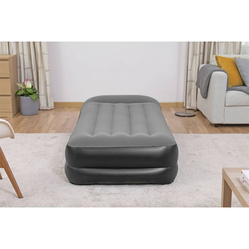 Sport si Outdoor - Camping - Saltele si accesorii pentru somn - Saltele camping - Bestway Saltea gonflabila catifelata cu pompa de aer, 191x97x46 cm - Infinity.ro