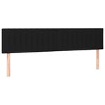 Casa si Gradina - Mobilier - Paturi si accesorii - Paturi - Pat cu arcuri, saltea si LED, negru, 180x200 cm, textil - Infinity.ro