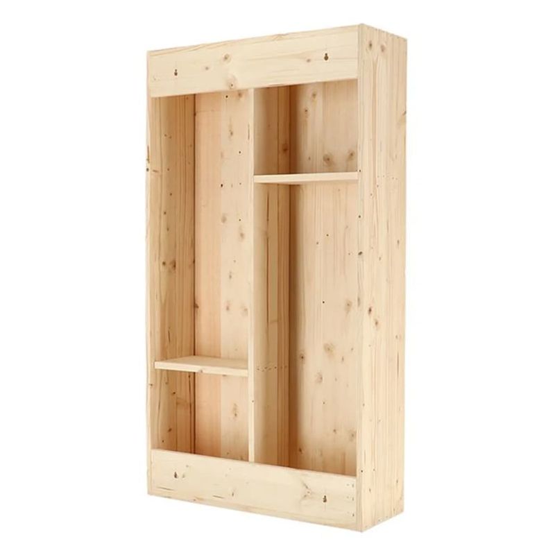 Casa si Gradina - Gradina si terasa - Mobilier exterior - Mese gradina - Esschert Design Masa de bar de perete cu raft rabatabil, natural, L - Infinity.ro