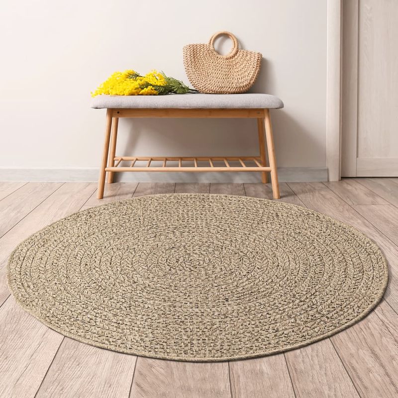 Casa si Gradina - Textile si covoare - Covoare - Covoare casa - Covor 120 cm aspect iuta pentru interior si exterior - Infinity.ro