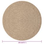 Casa si Gradina - Textile si covoare - Covoare - Covoare casa - Covor 120 cm aspect iuta pentru interior si exterior - Infinity.ro