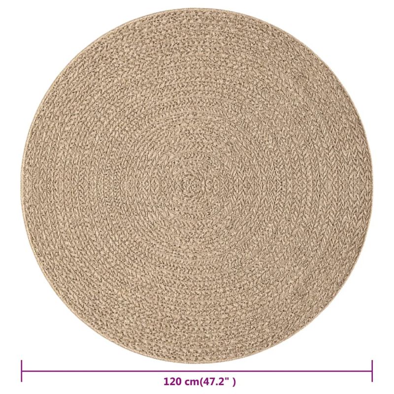 Casa si Gradina - Textile si covoare - Covoare - Covoare casa - Covor 120 cm aspect iuta pentru interior si exterior - Infinity.ro