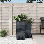 Casa si Gradina - Gradinarit si plante - Plante si ghivece - Ghivece si suporturi - Jardiniera cu interior detasabil, antracit, 21 / 49 L, PP beton - Infinity.ro