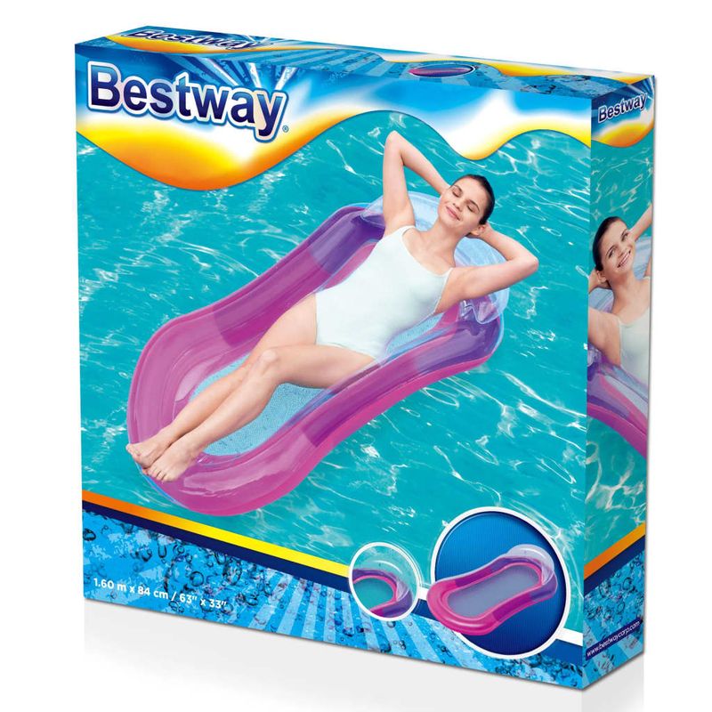 Jucarii, Copii si Bebe - Jucarii si jocuri - Jucarii de exterior - Saltele si mingi pentru plaja - Bestway Sezlong gonflabil piscina Aqua Lounge - Infinity.ro