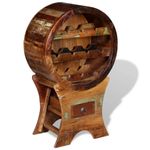 Casa si Gradina - Bucatarie si vesela - Accesorii bar - Suporturi bauturi - Suport de vin pentru 10 sticle, lemn masiv reciclat - Infinity.ro