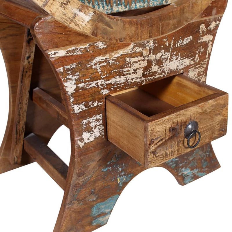 Casa si Gradina - Bucatarie si vesela - Accesorii bar - Suporturi bauturi - Suport de vin pentru 10 sticle, lemn masiv reciclat - Infinity.ro