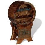 Casa si Gradina - Bucatarie si vesela - Accesorii bar - Suporturi bauturi - Suport de vin pentru 10 sticle, lemn masiv reciclat - Infinity.ro