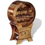 Casa si Gradina - Bucatarie si vesela - Accesorii bar - Suporturi bauturi - Suport de vin pentru 10 sticle, lemn masiv reciclat - Infinity.ro