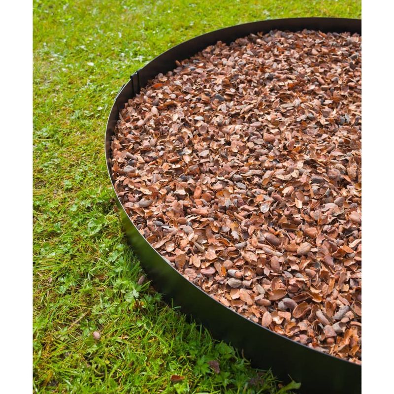 Casa si Gradina - Gradina si terasa - Garduri, panouri si accesorii - Nature Borduri de gradina, 3 buc., 91,4x10,2 cm, negru - Infinity.ro