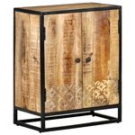 Casa si Gradina - Mobilier - Comode si corpuri - Comode - Servanta sculptata manual, 60x35x75 cm, lemn masiv de mango - Infinity.ro