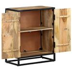 Casa si Gradina - Mobilier - Comode si corpuri - Comode - Servanta sculptata manual, 60x35x75 cm, lemn masiv de mango - Infinity.ro